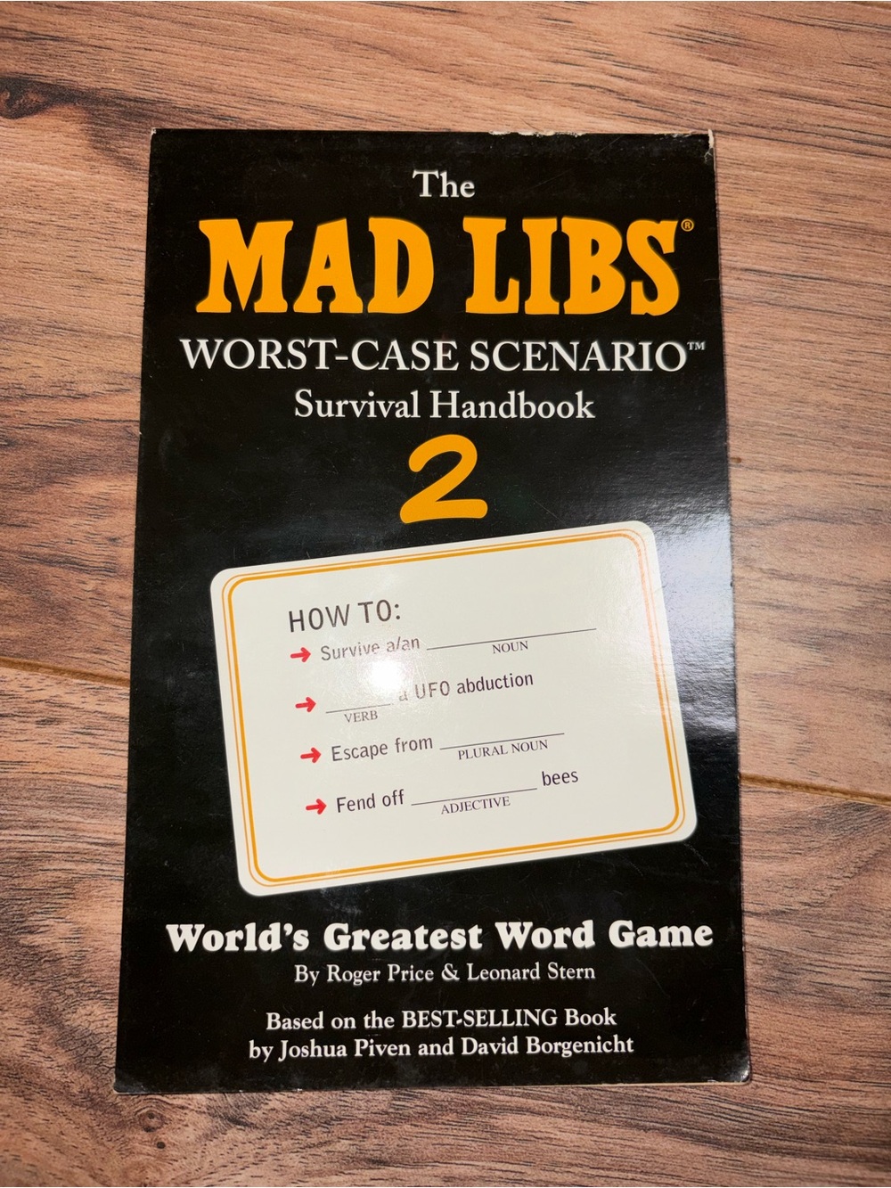 Mad Libs Worst Case Scenario Survival Handbook 2 RARE HTF Vintage 2004 UNUSED‎